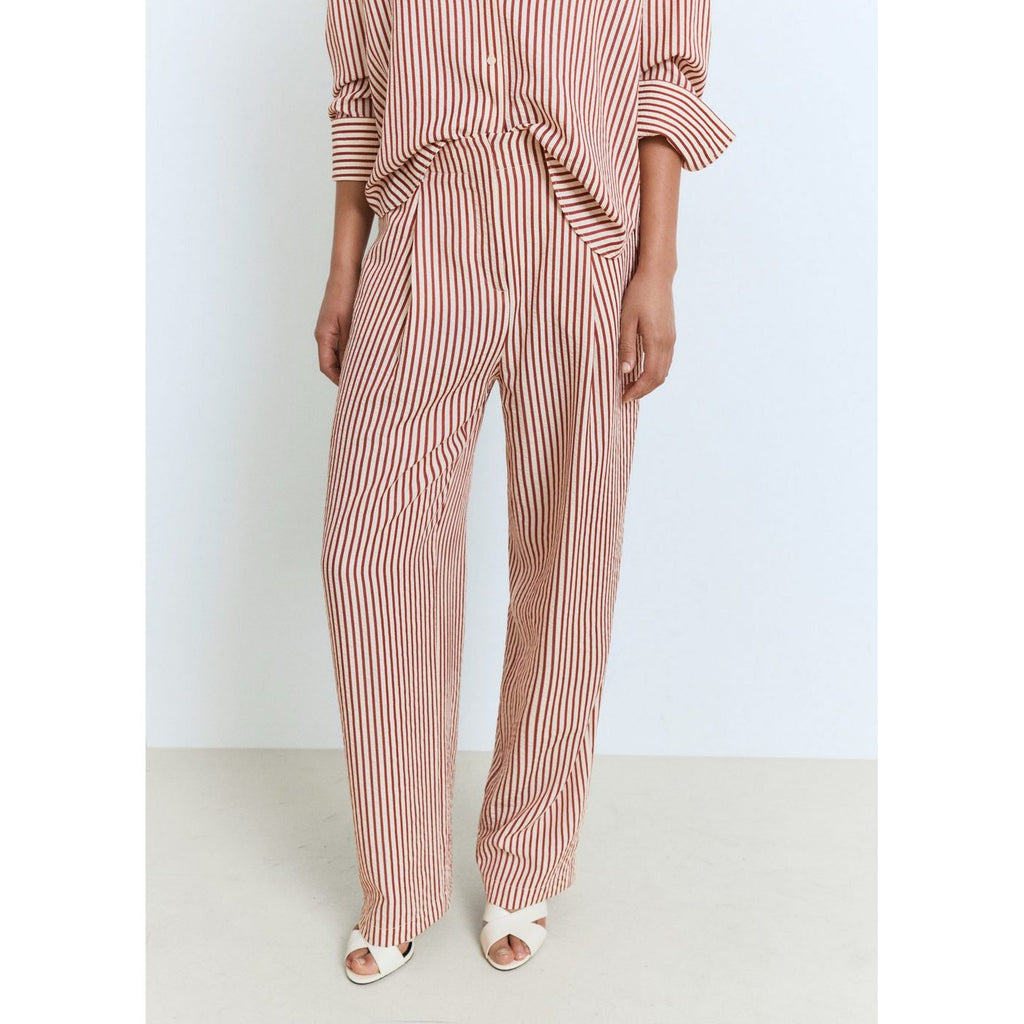 Pantalon Rayures Pinces