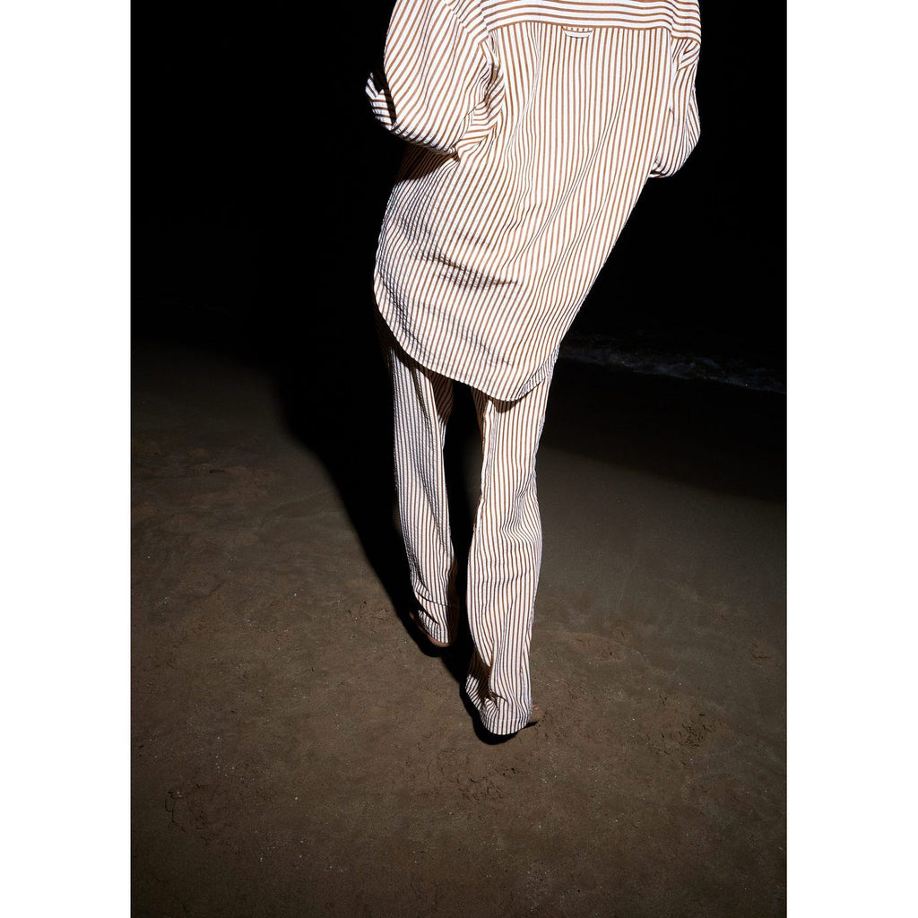 Pantalon Rayures Pinces