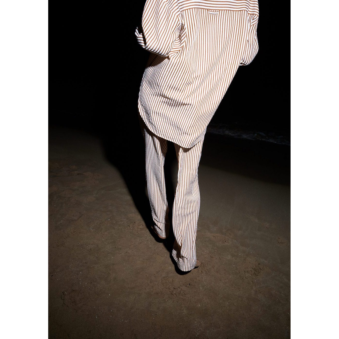 Pantalon Rayures Pinces