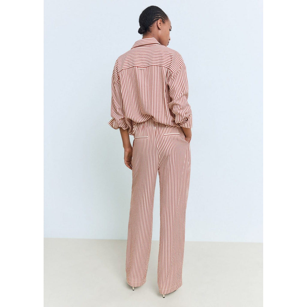 Pantalon Rayures Pinces