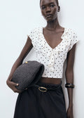 Blouse Pois Volant