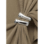 Pull En Maille Fine Avec Détails Métalliques