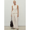 Pantalón Denim Wide Leg Cinturón