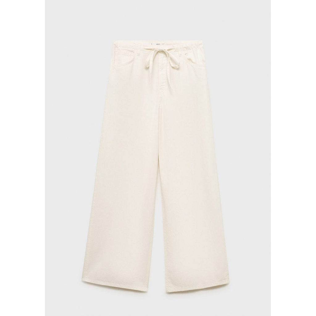 Pantalón Denim Wide Leg Cinturón