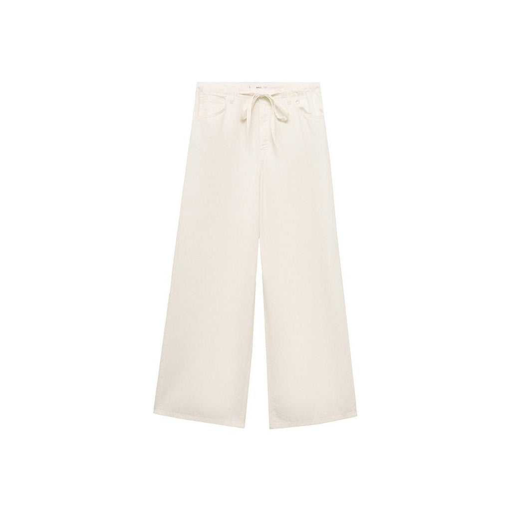 Pantalón Denim Wide Leg Cinturón