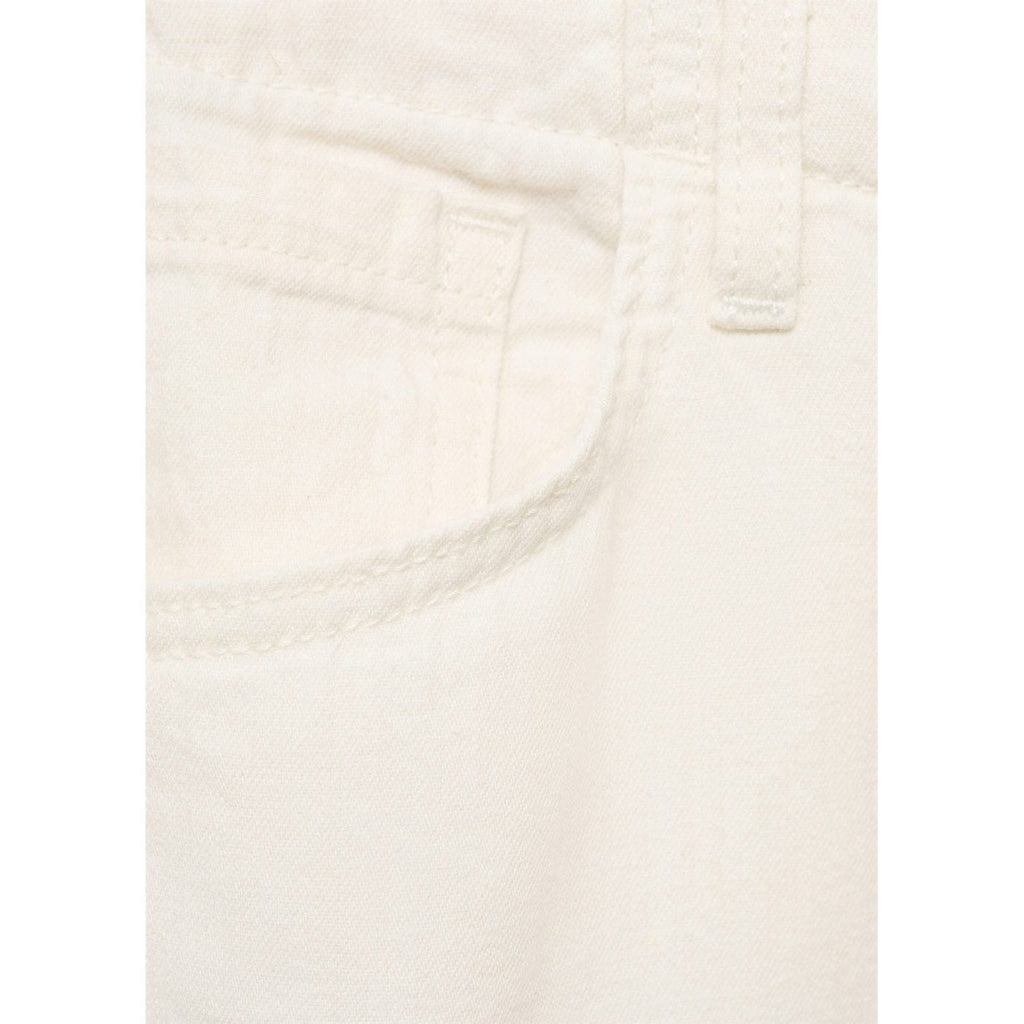 Pantalón Denim Wide Leg Cinturón
