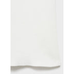 Pull En Maille De Coton Manches Courtes