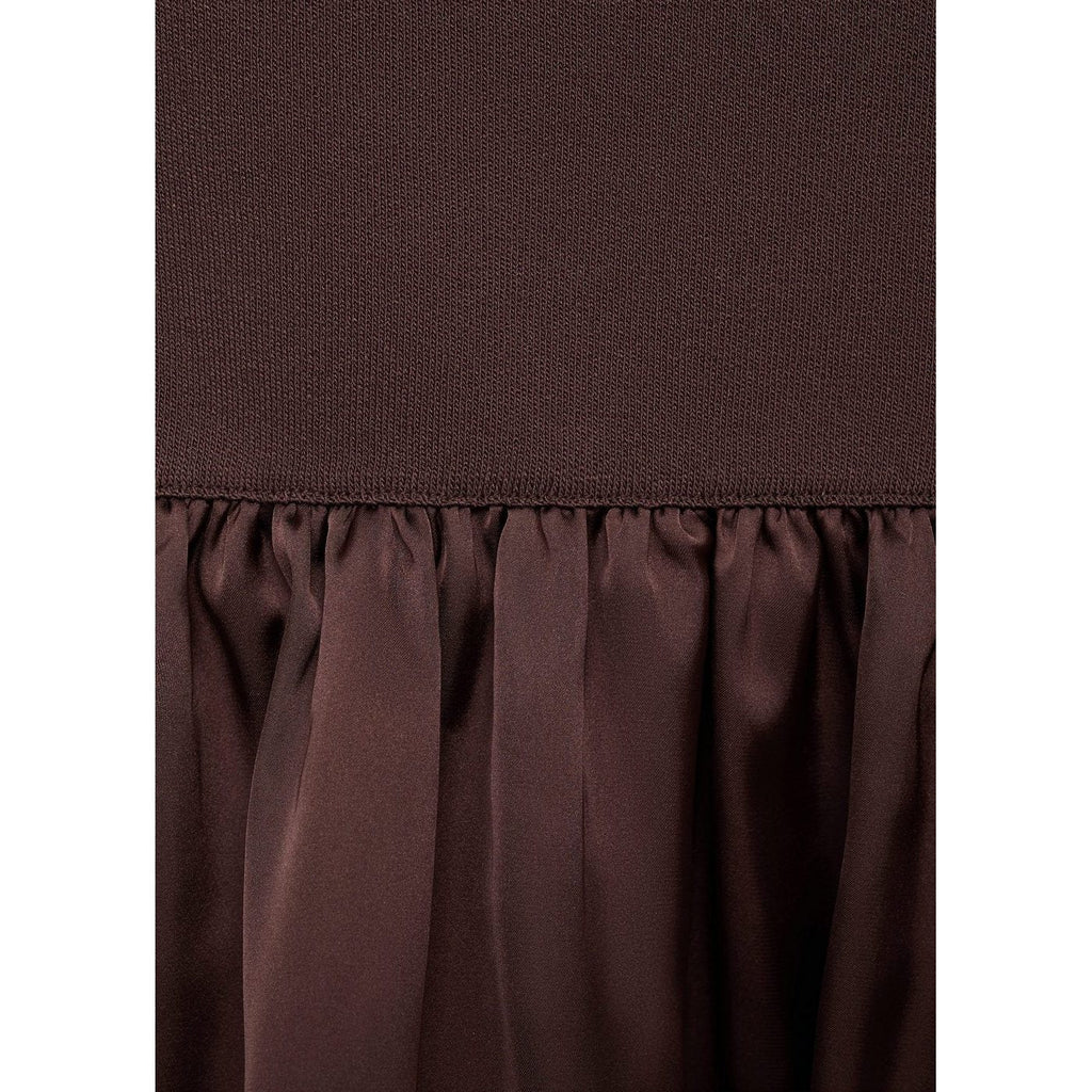 Top Tissu Assorti Dos Croisé
