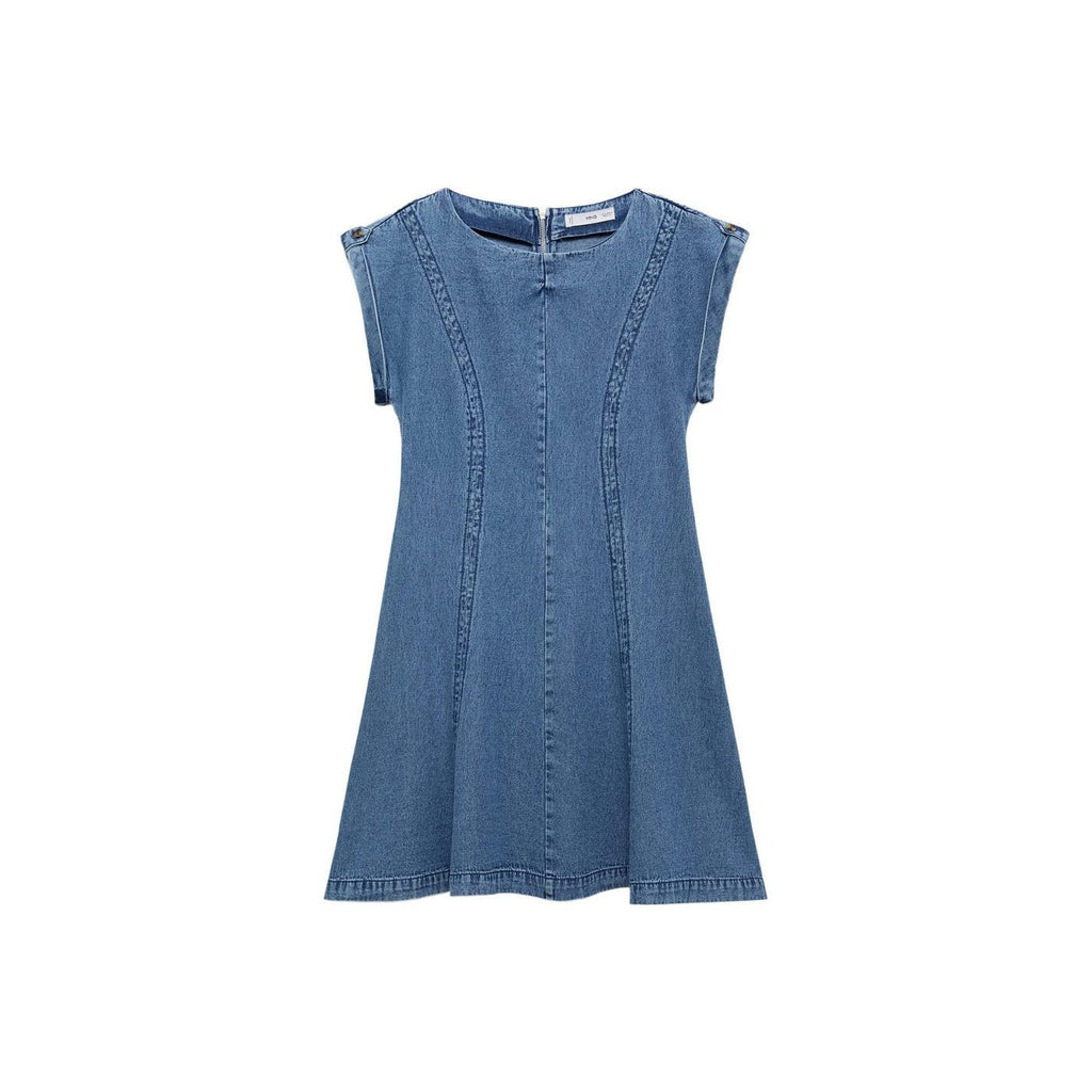 Robe En Jean Détail Coutures