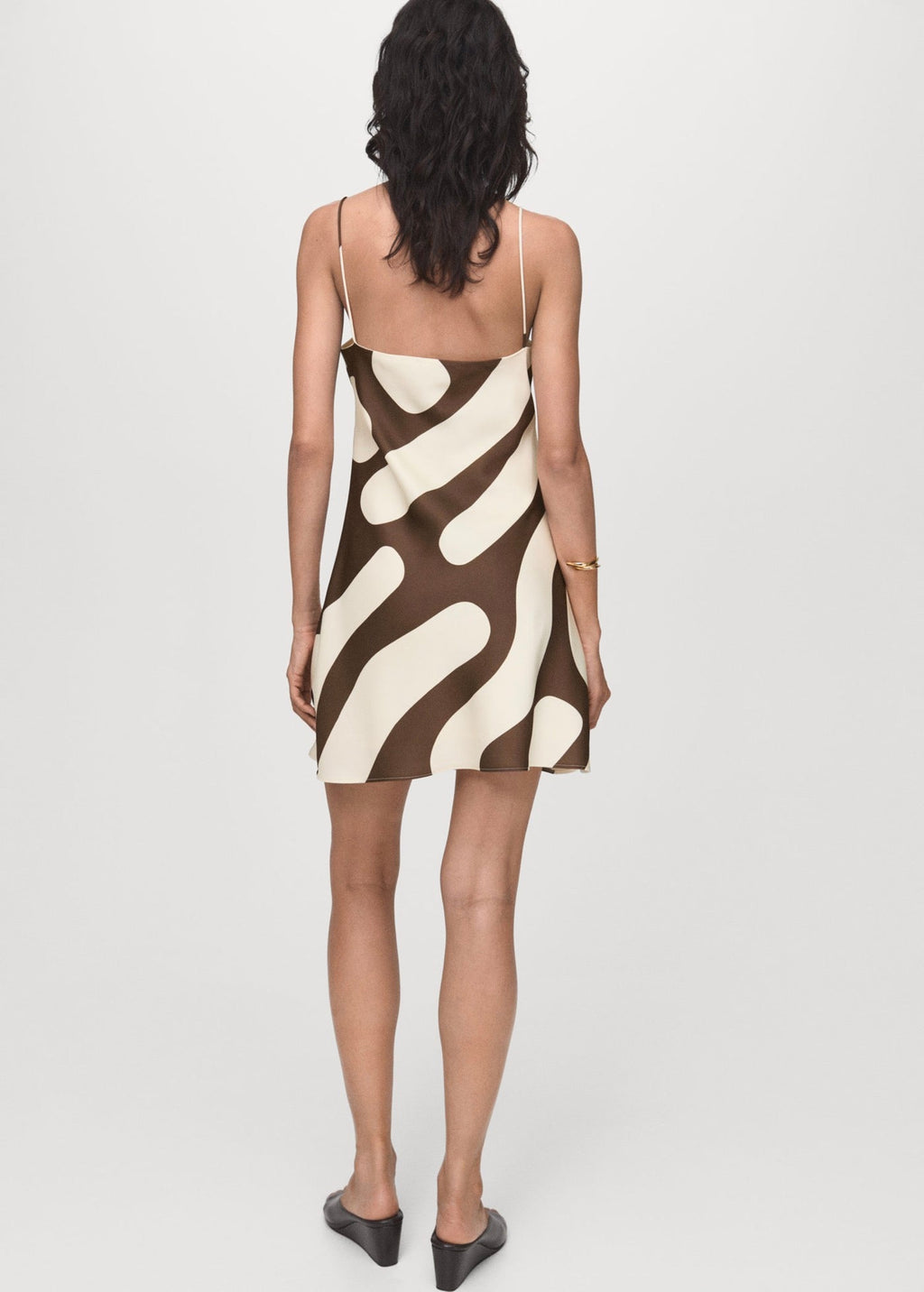 Robe Satinée Imprimée