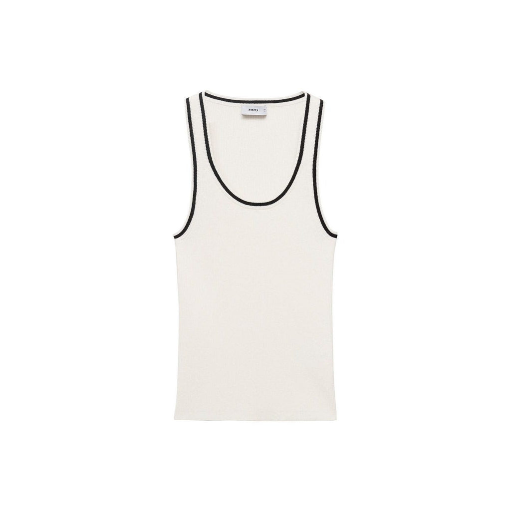 Top Maille Détails Contrastants