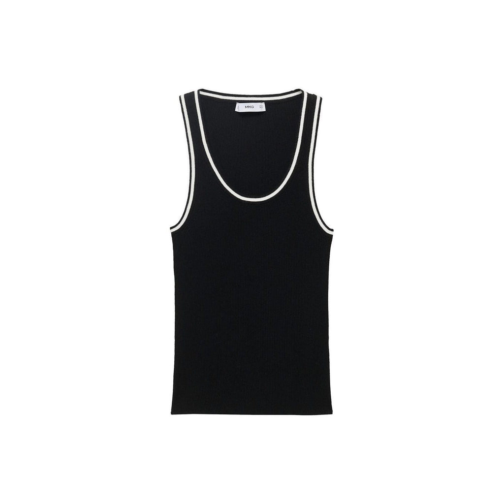 Top Maille Détails Contrastants