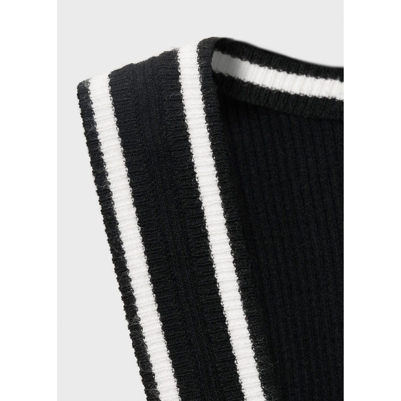 Top Maille Détails Contrastants