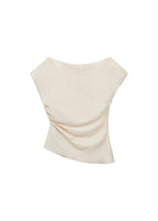Blouse Modal Col Asymétrique