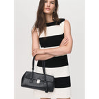 Robe Maille Bretelles Asymétriques
