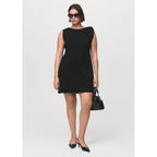 Robe Maille Bretelles Asymétriques