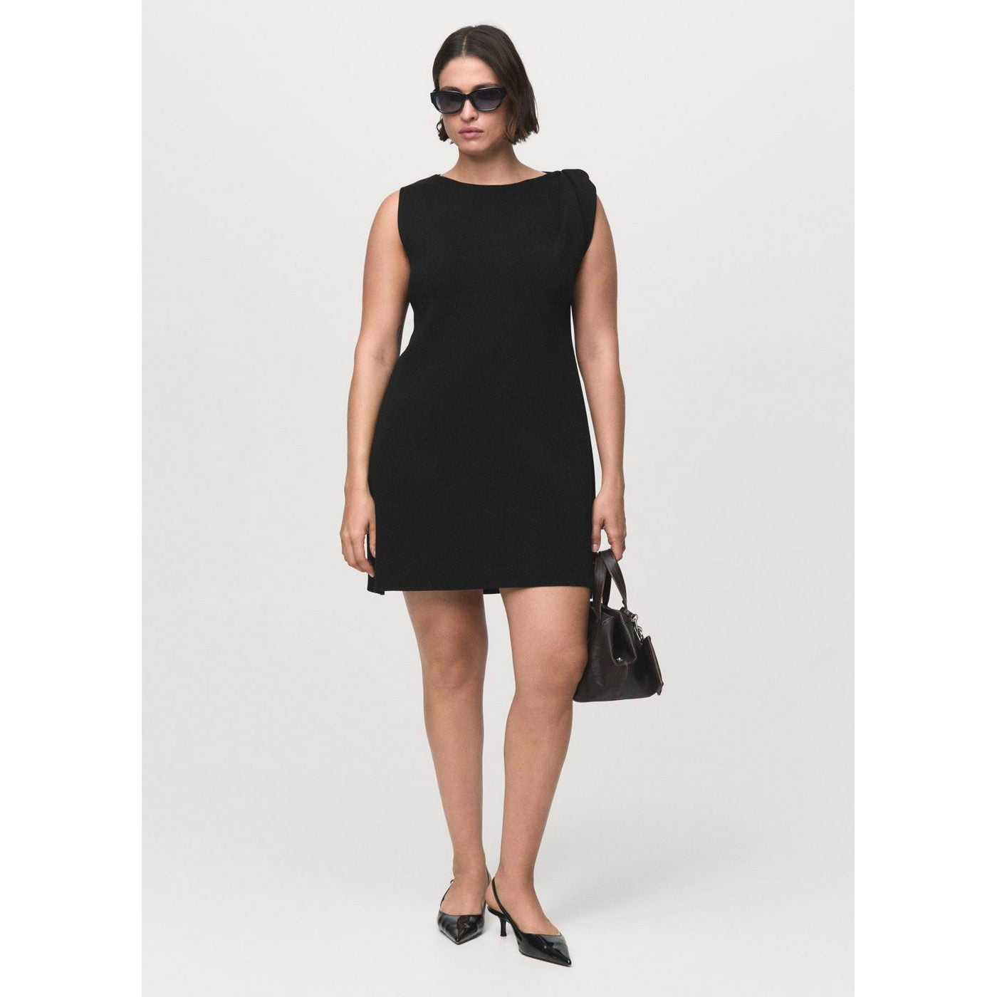 Robe Maille Bretelles Asymétriques