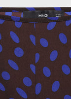 Pantalon Flare À Pois
