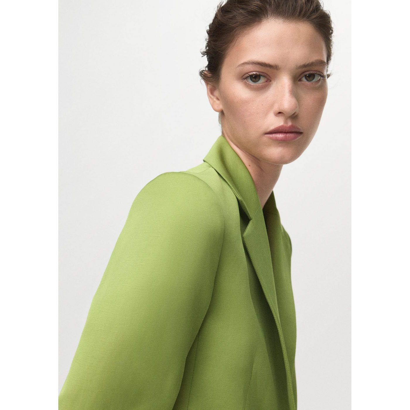 Blazer Costume Lin Mélangé