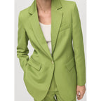 Blazer Costume Lin Mélangé
