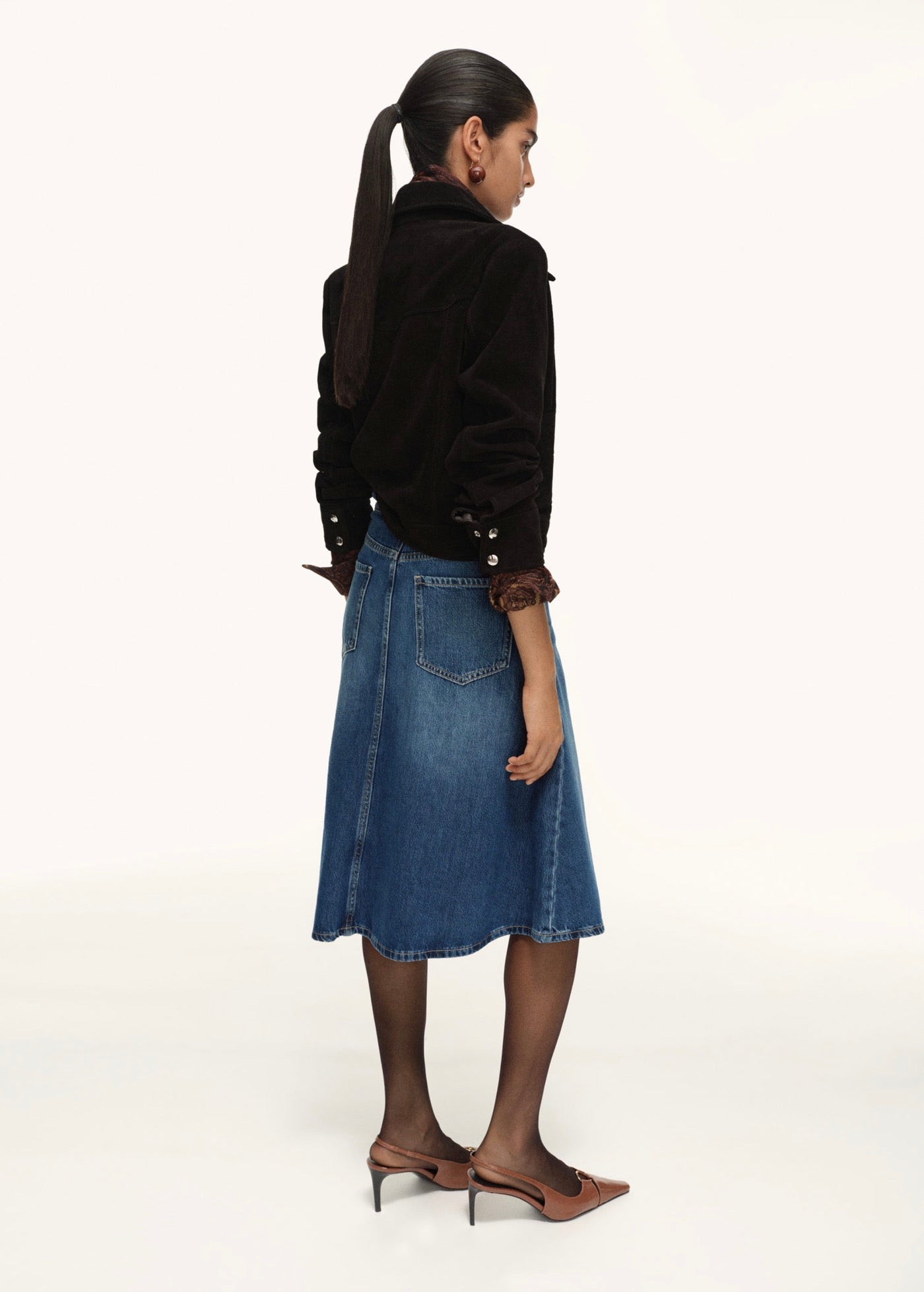 Jupe Midi Denim