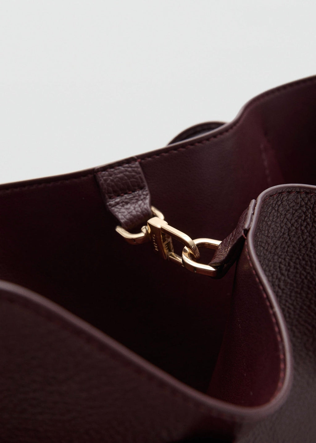 Sac Moyen Similicuir Effet Grainé