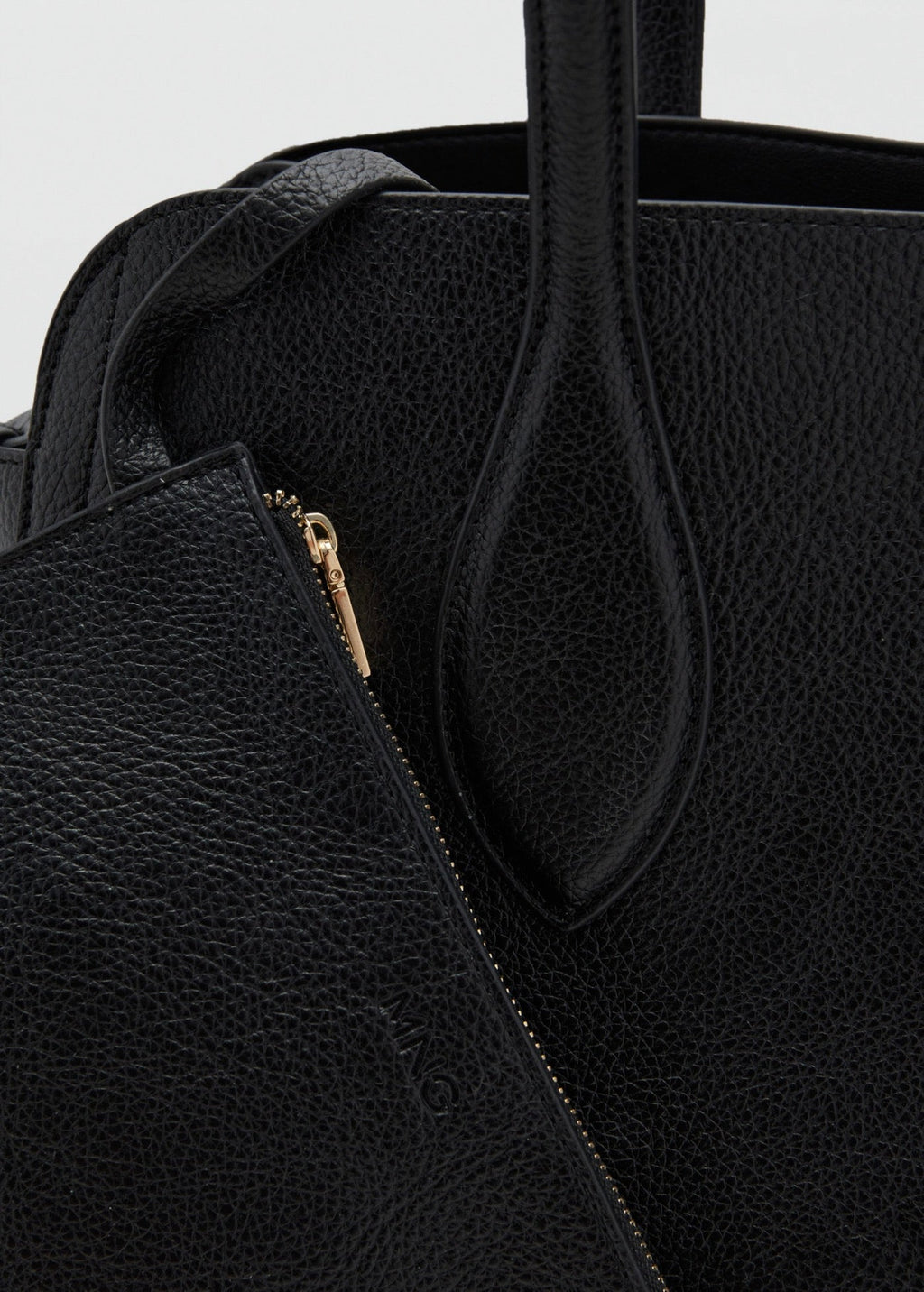 Sac Moyen Similicuir Effet Grainé