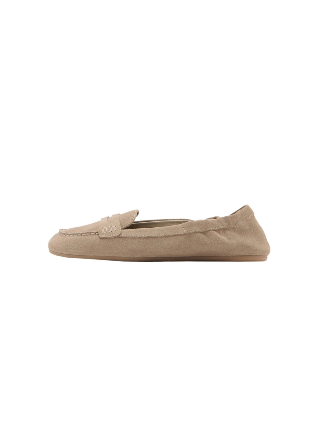 Mocassins Suède Détail En Forme De Masque