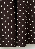 Robe À Pois Évasée