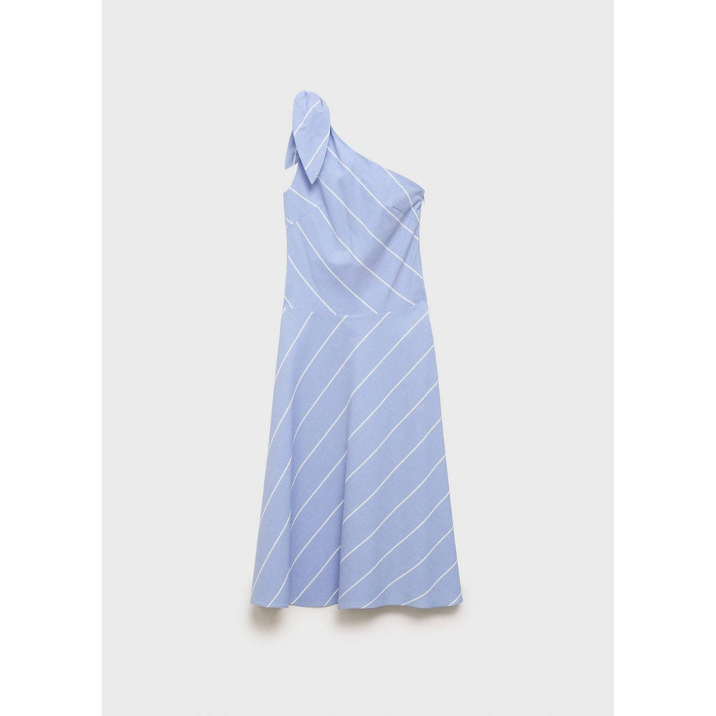 Robe Rayures Asymétrique