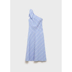 Robe Rayures Asymétrique