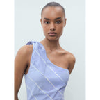 Robe Rayures Asymétrique