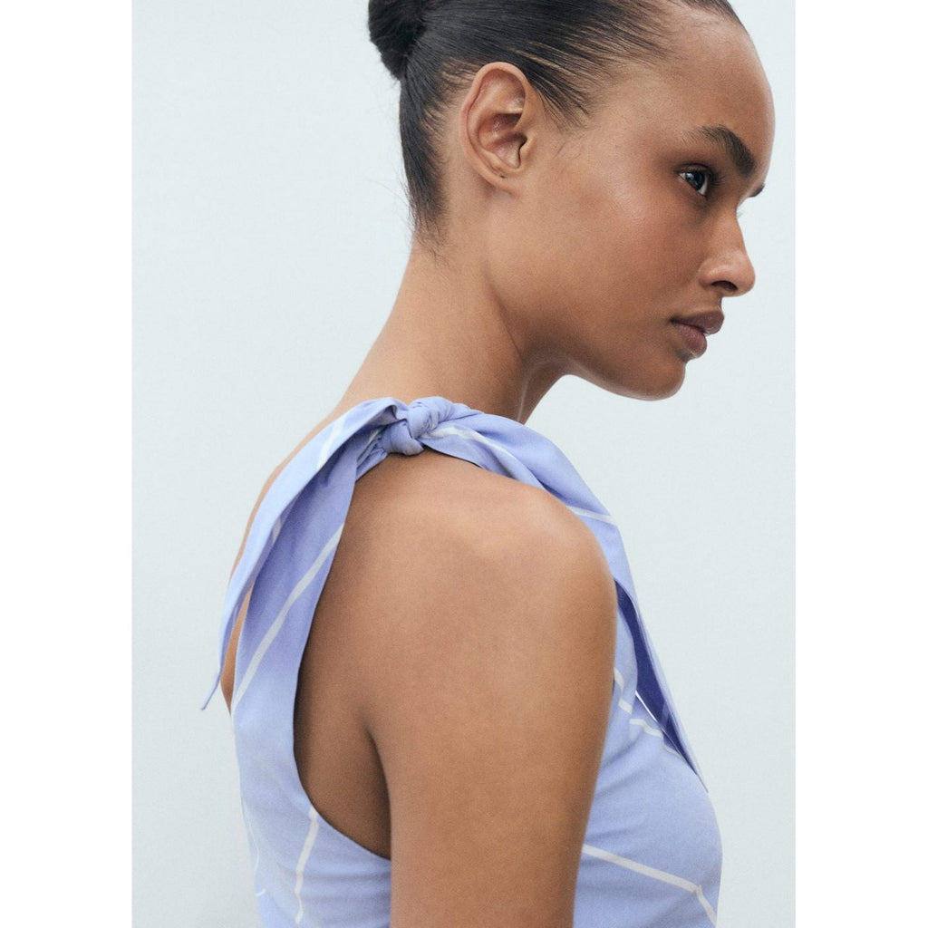 Robe Rayures Asymétrique