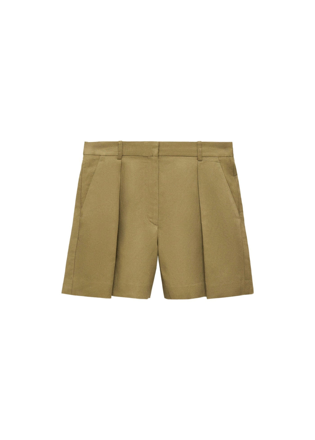 Bermuda De Costume Lin Mélangé