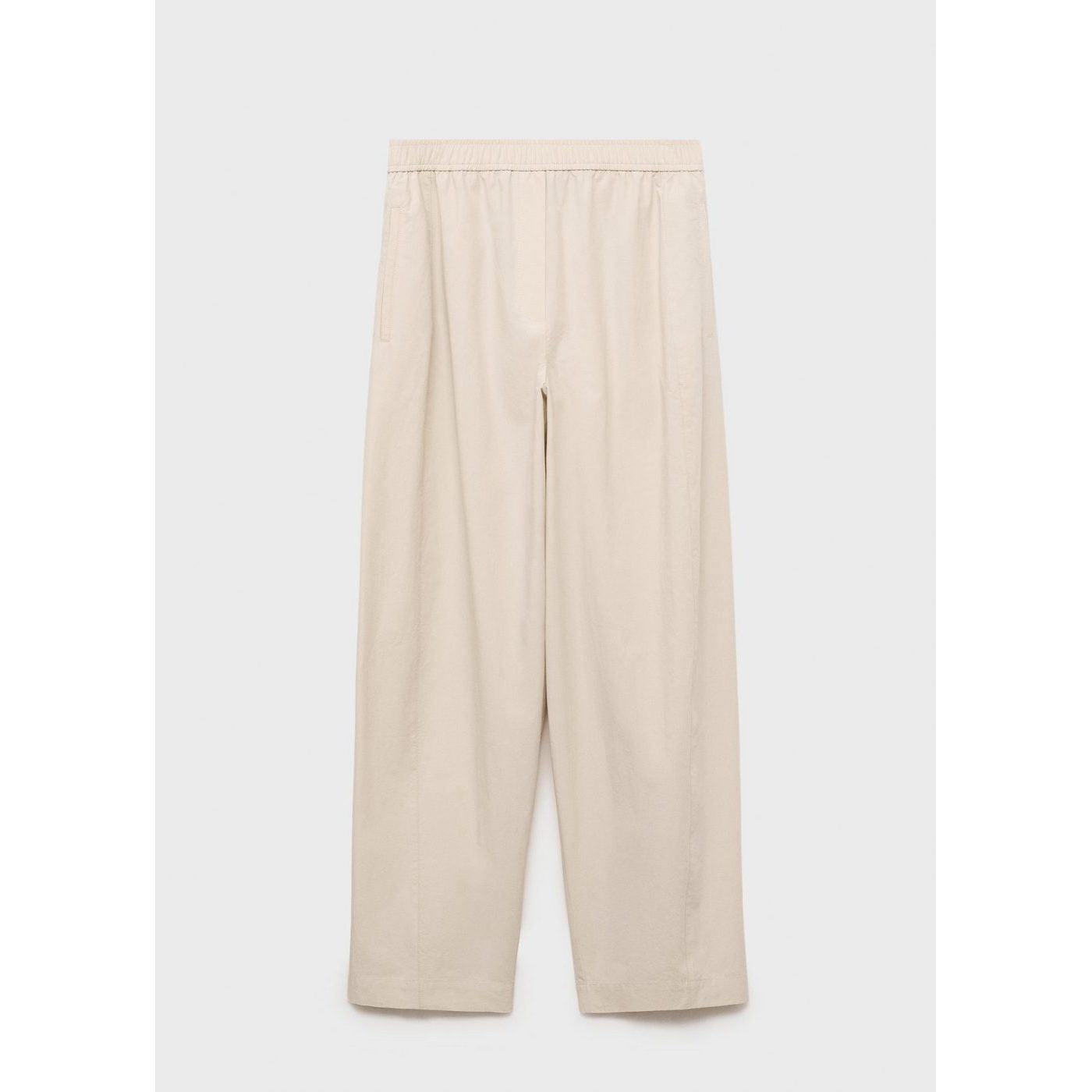 Pantalon Paperbag En Coton