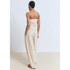Pantalon Paperbag En Coton