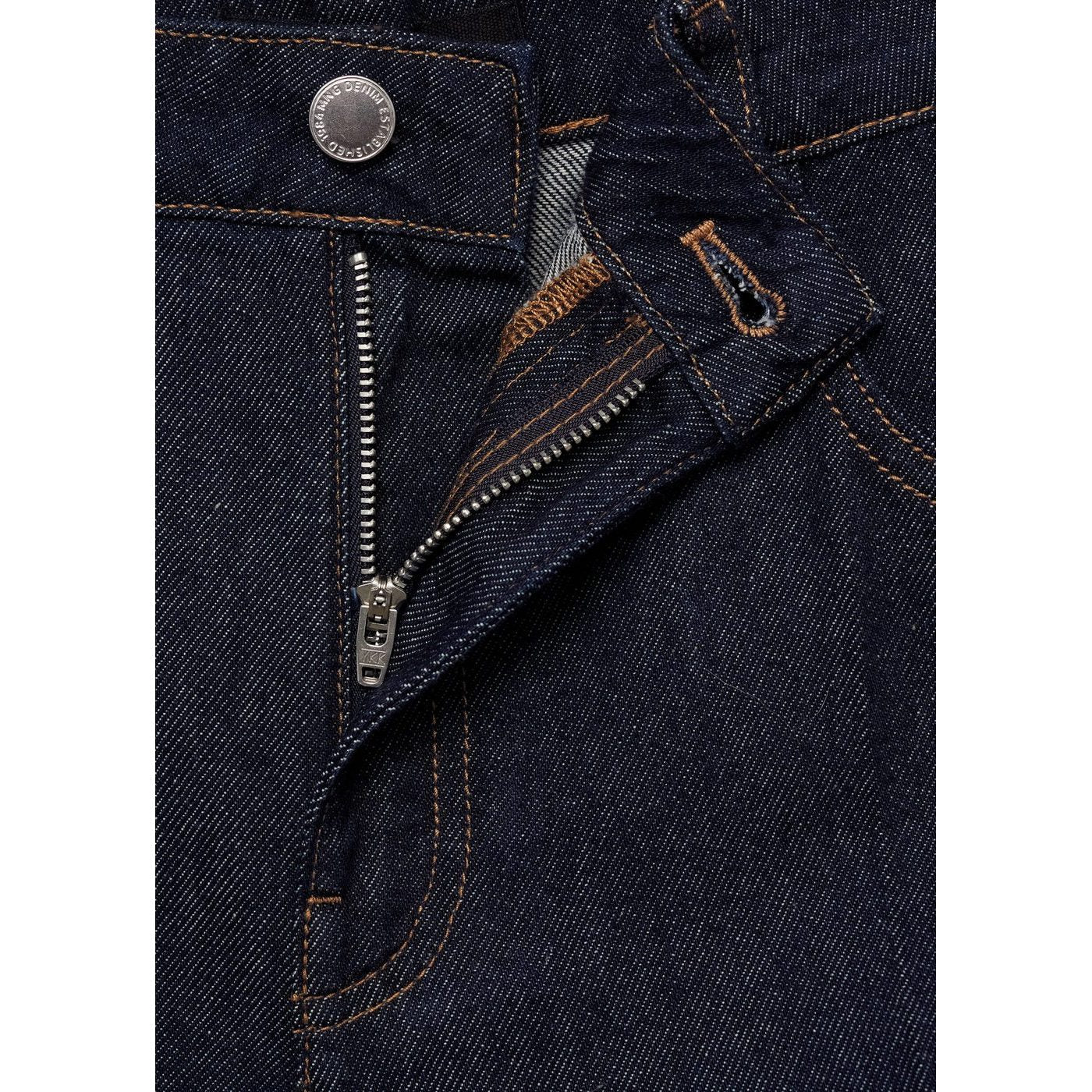Bermuda En Jean Taille Haute Rinse Wash