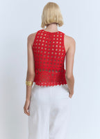 Top Maille Crochet