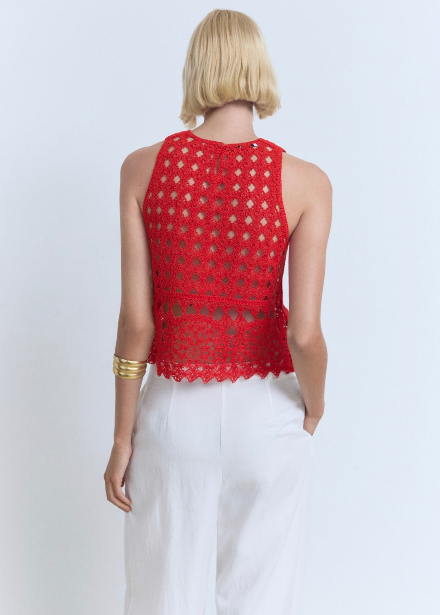 Top Maille Crochet