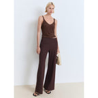 Top Maille Lurex Col En V