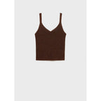 Top Maille Lurex Col En V