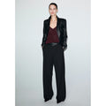 Top Maille Lurex Col En V