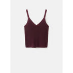 Top Maille Lurex Col En V