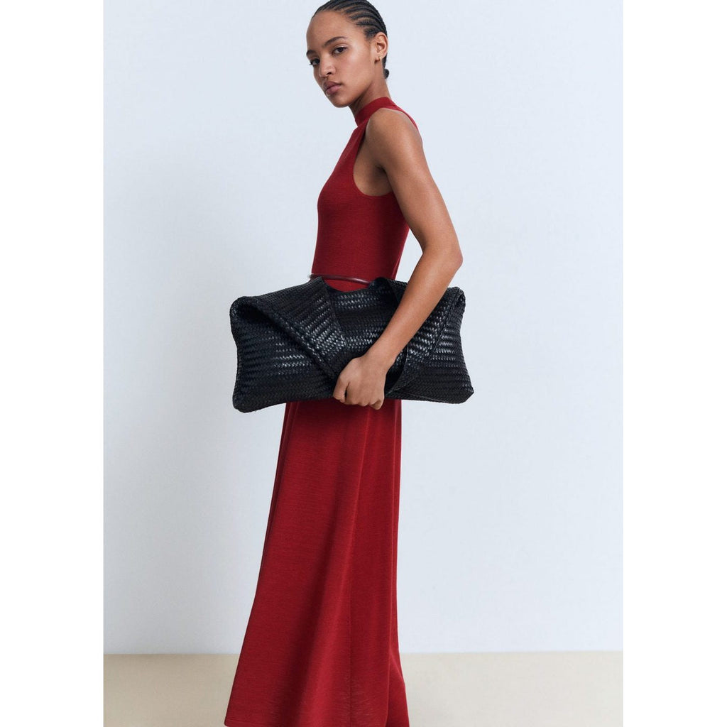 Robe Maille Fine Évasée