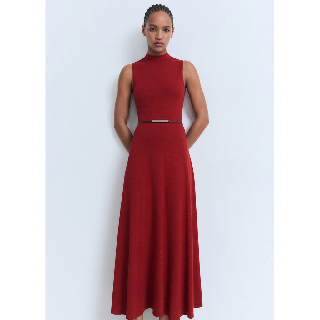 Robe Maille Fine Évasée