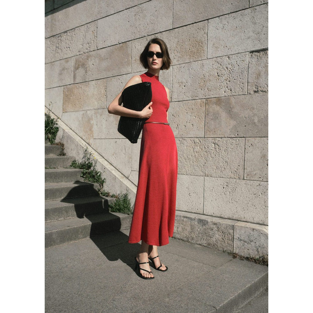 Robe Maille Fine Évasée