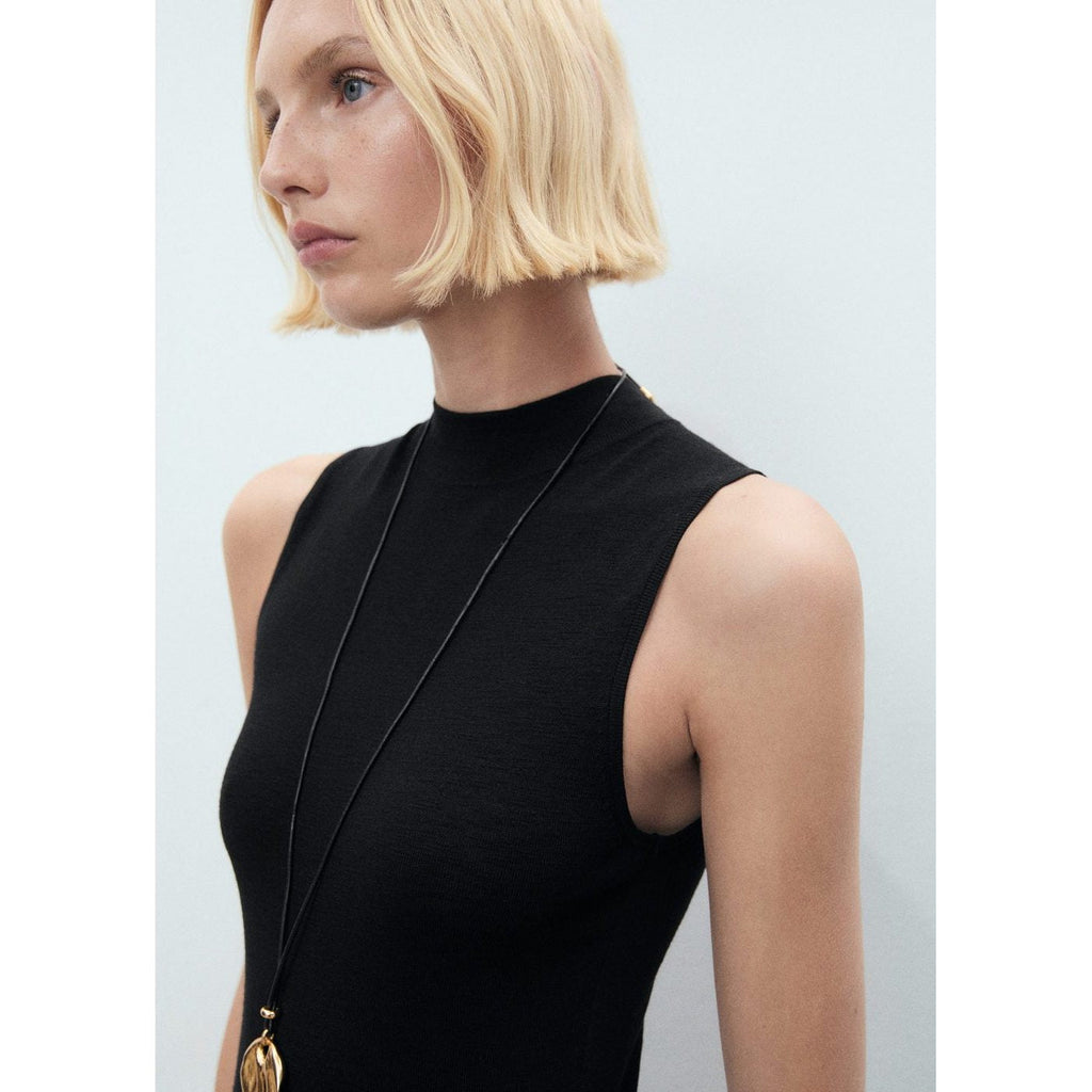 Robe Maille Fine Évasée