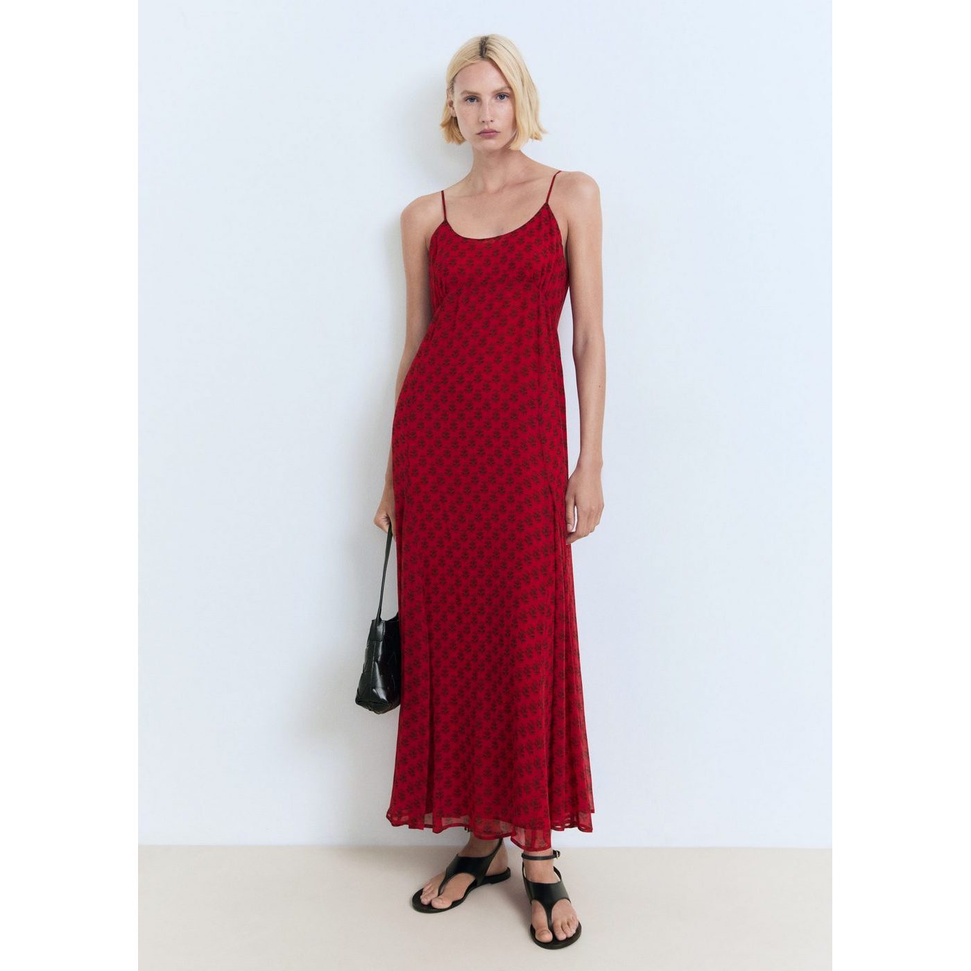 Robe Gaze À Imprimé Floral