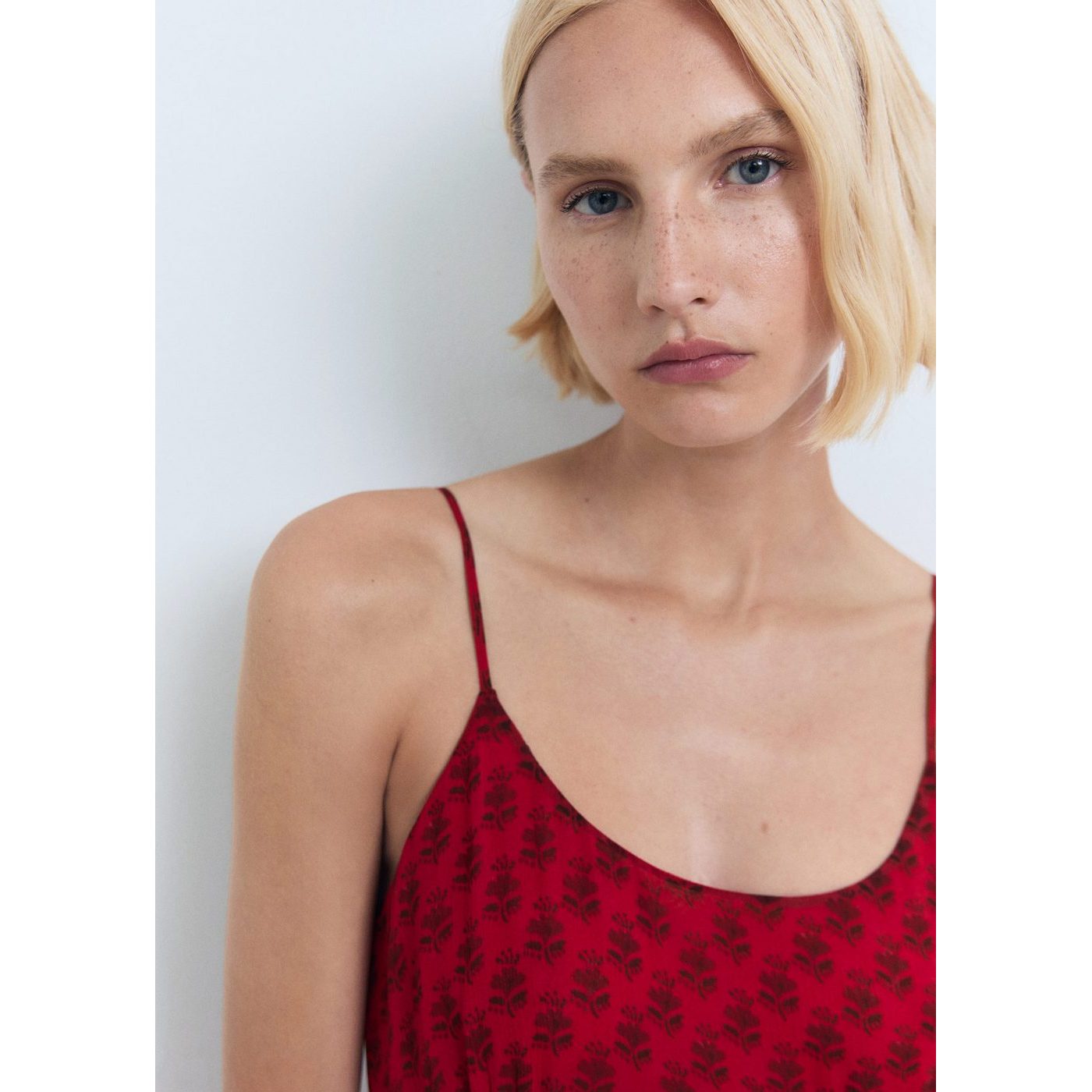 Robe Gaze À Imprimé Floral
