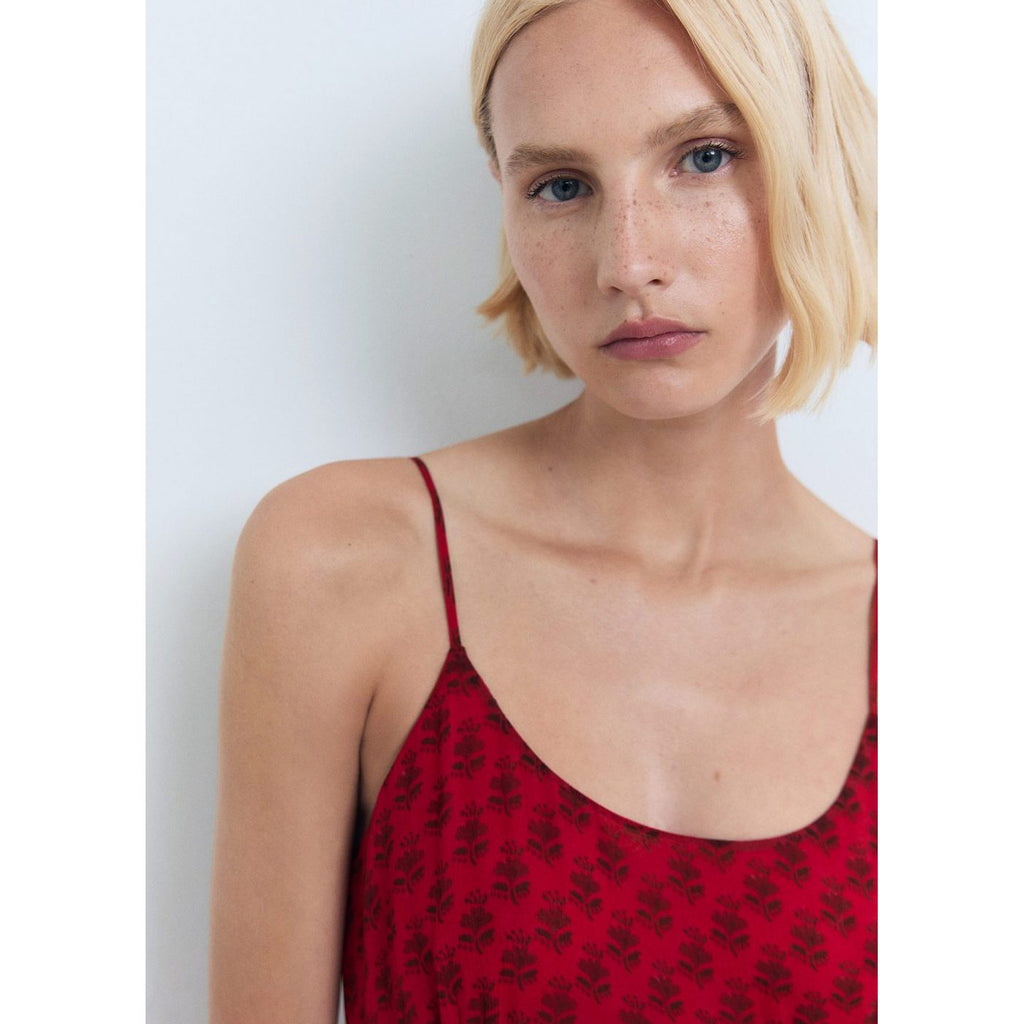 Robe Gaze À Imprimé Floral